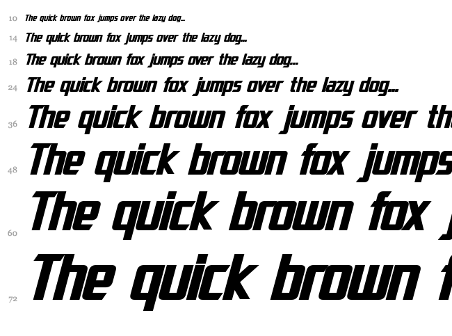 Dai-Atlas font waterfall
